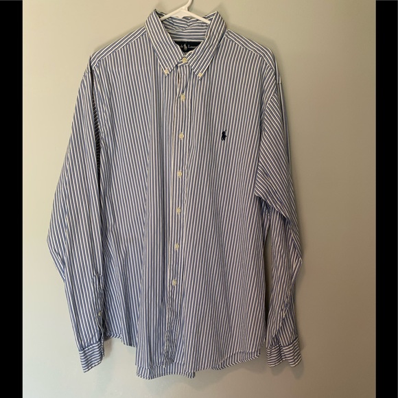 Ralph Lauren Classic Fit Long Sleeve Button Down Shirt Sz XL - Picture 1 of 4